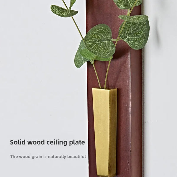 Vintage Wood LED Wall Lamp