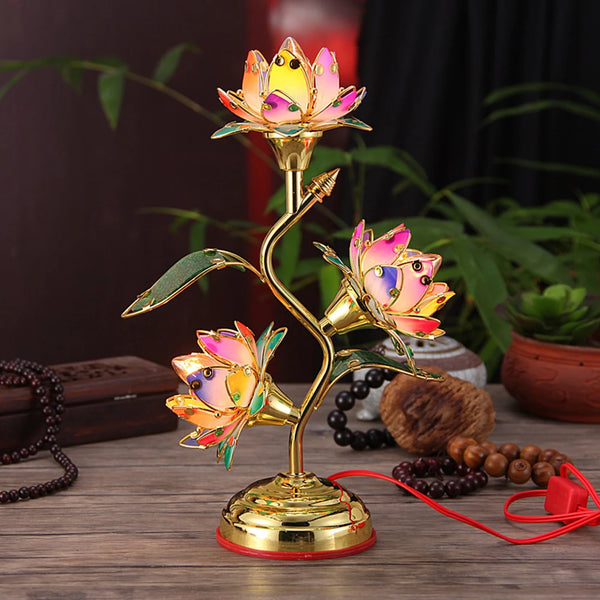 LotusGlow LED Color Table Lamp