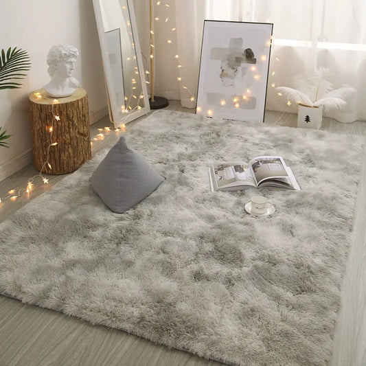 Plush Living Room Fluffy Rug