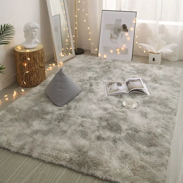 Plush Living Room Fluffy Rug